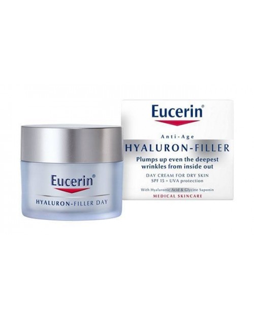 Eucerin Hyaluron-Filler Crema de Día para Piel Seca 50 ml