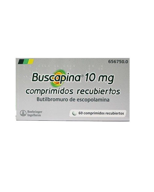 BUSCAPINA 10 mg COMPRIMIDOS RECUBIERTOS