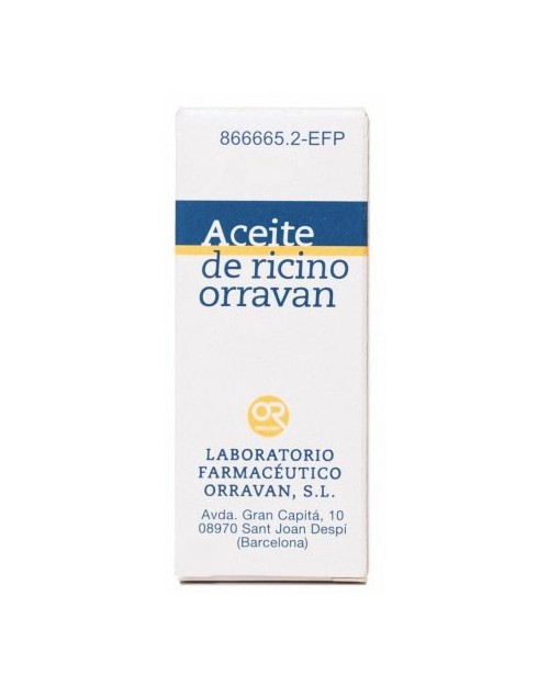 ACEITE RICINO ORRAVAN 1G/ML LIQUIDO ORAL