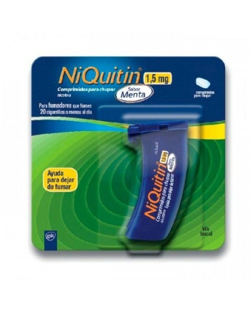 NIQUITIN 1,5 mg COMPRIMIDOS PARA CHUPAR SABOR MENTA