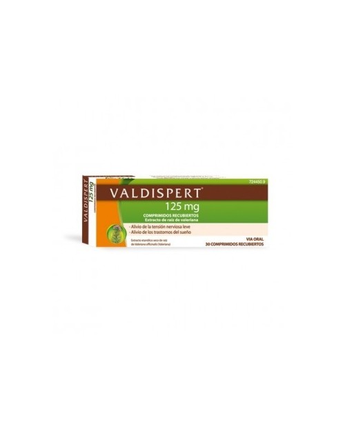 VALDISPERT 125 mg COMPRIMIDOS RECUBIERTOS