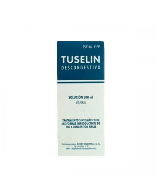 TUSELIN DESCONGESTIVO 2 mg/ml + 1 mg/ ml JARABE