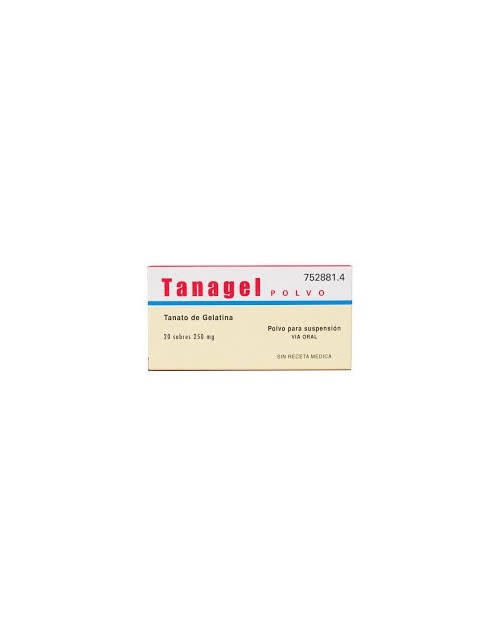 TANAGEL 250 mg POLVO PARA SUSPENSION ORAL