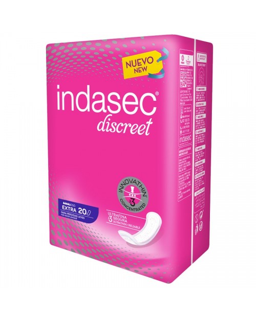 Indasec Discreet Extra 20 Uds