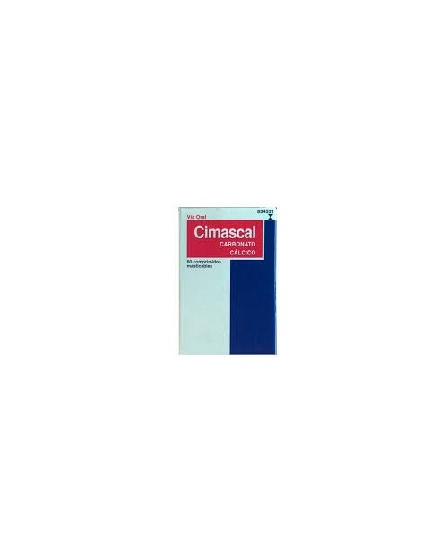 CIMASCAL 600 mg COMPRIMIDOS MASTICABLES