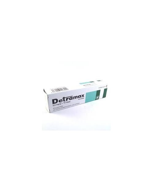 DETRAMAX 2,5 mg/g + 15 mg/g POMADA