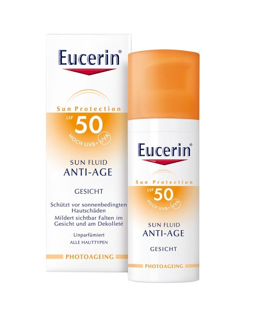 Eucerin Sun Fuid Anti-Age SPF 50+ 50 ml