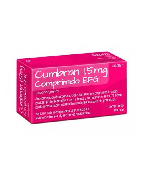 CUMBRAN 1,5 MG COMPRIMIDO EFG